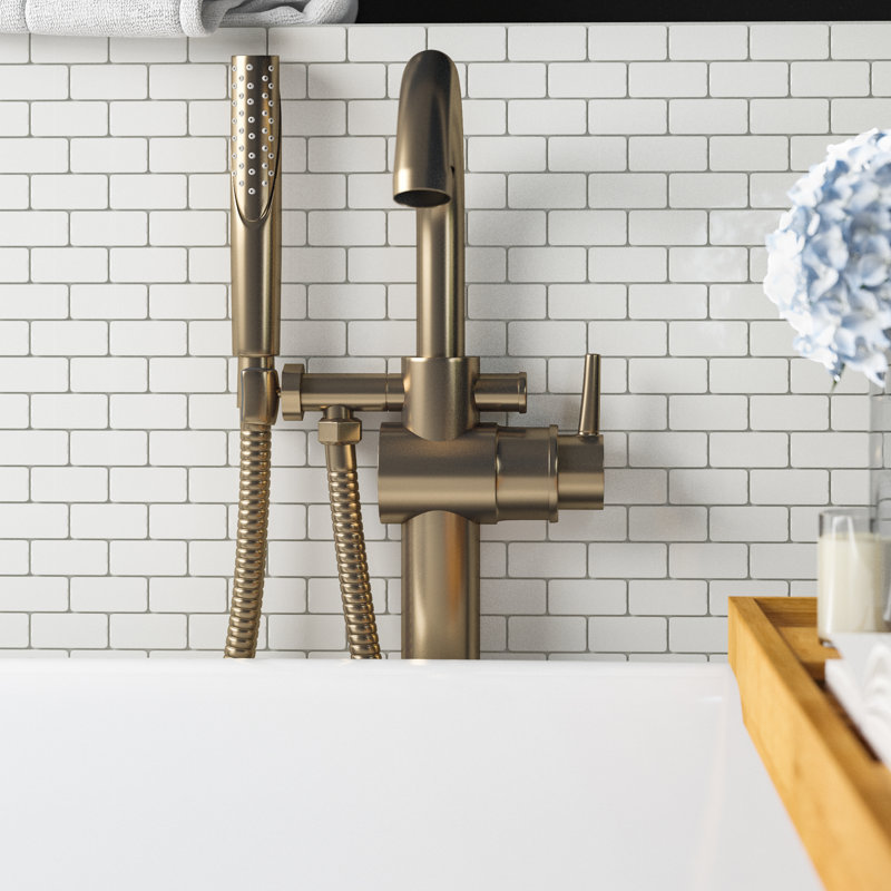 T4759SSFL,FL,CZFL Delta Trinsic Single Handle Floor Mounted